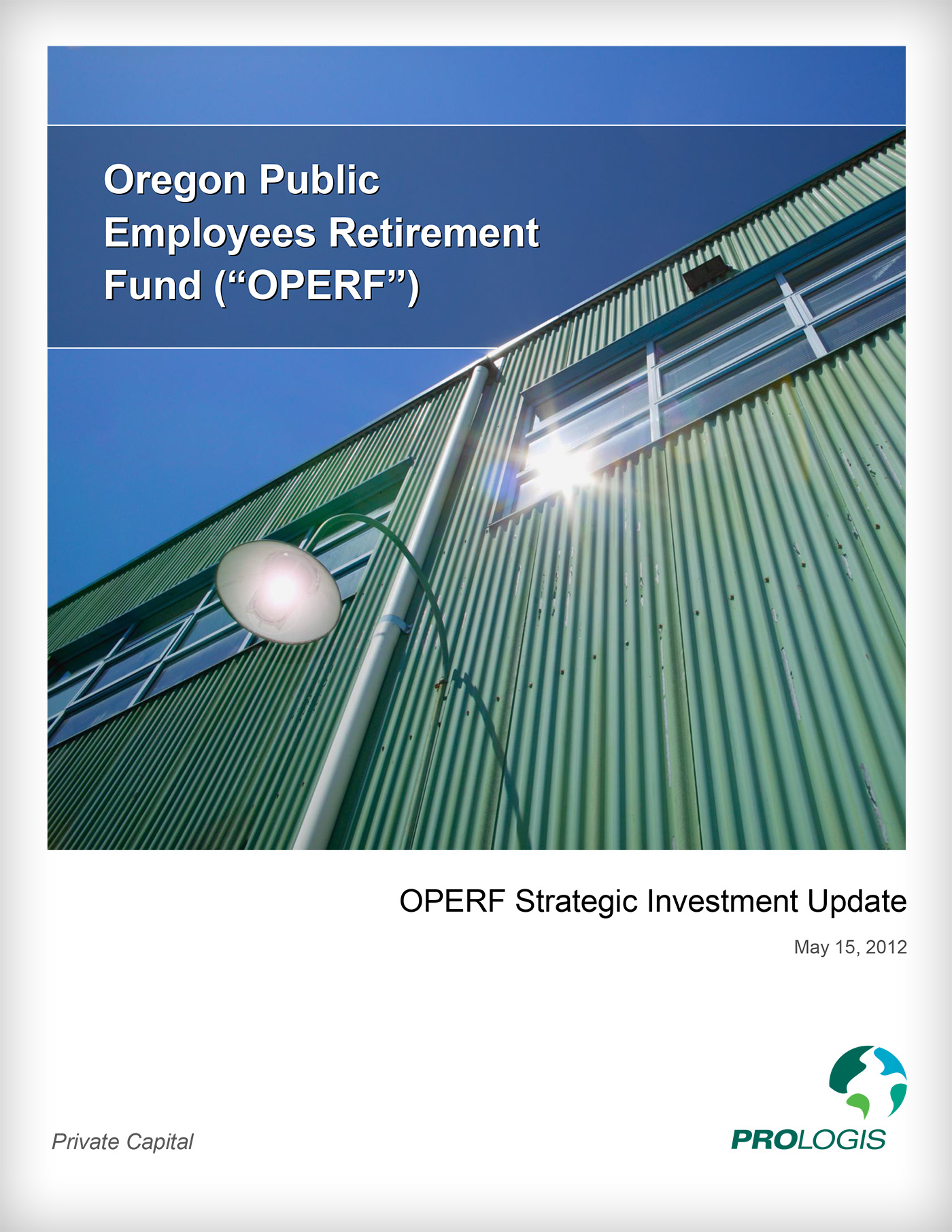 2012 OPERF Memorandum
