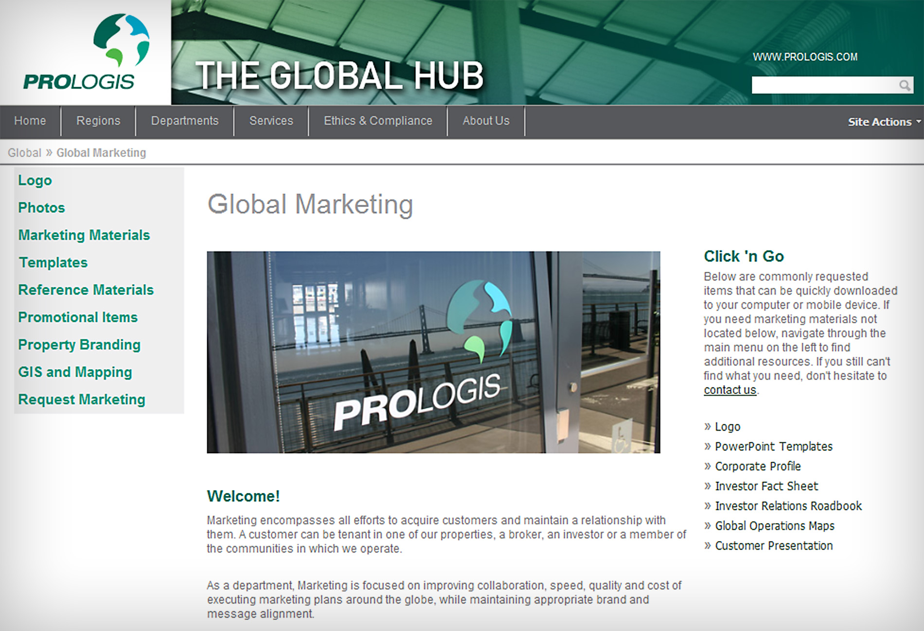 Prologis Hub Site